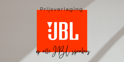 Prijsverlaging voor alle JBL active speakers