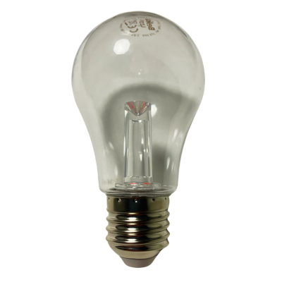 A60 - PLASTIC CLEAR - WARM WHITE - 2W - 2700K - NOT DIMMABLE