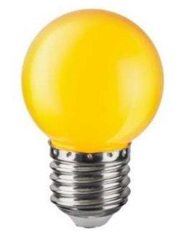 MLA602 - PLASTIC CLEAR - YELLOW - 1W - NOT DIMMABLE