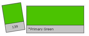 Lee Rol 139 - Primary Green (7,62m x 1,22m)