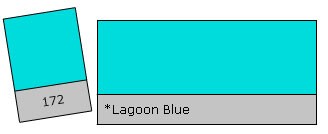 Lee Rol 172 - Lagoon Blue (7,62m x 1,22m)