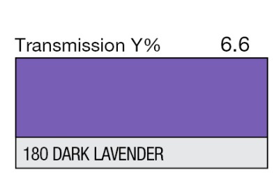 Lee Rol 180 - Dark Lavender (7,62m x 1,22m)