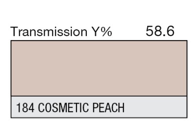 Lee Rol 184 - Cosmetic Peach (7,62m x 1,22m)