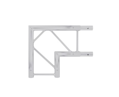 90º FLAT CORNER BLOCK FOR 300 mm PARALLEL TRUSS (Ø 50 x 2.5 mm). CONNECTION KIT INCLUDED