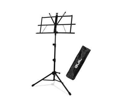 HEAVY-DUTY, 3-SECTION FOLDING MUSIC STAND (SPECIAL MINI DESIGN FOR CHILDREN) WITH NYLON CARRY BAG REF. BL/AT