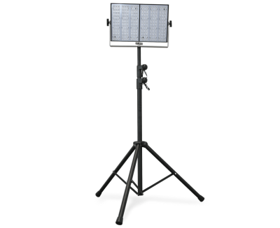 TELESCOPIC LIGHTING STAND WITH 3 MAST SECTIONS SUPPLIED WITH AN ADAPTOR FOR 1 SPOTLIGHT (MAXIMUM HEIGHT: 3.18 m / MAXIMUM LOAD: 50 kg / FOLDED HEIGHT: 1.51 m)