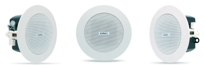 2,5" Satellite ceiling speaker, 16?, 150ø conical coverage, includes C-ring for