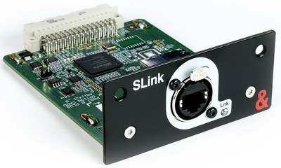 The SQ Link card allows 128x128 channels of digital audio at either 96kHz or 48k