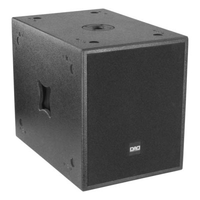 Active subwoofer, AB-class 600W RMS, 12'' LF, 126dB SPL, plywood box