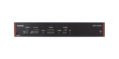 AMP-D225H 2 channel, 25W half-rack amplifier