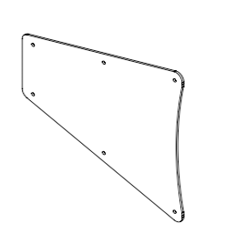 Community LVH-900SP2W LVH-900 Splay Plate Pair Type 2 , White (Use for 30 degree splay angles)