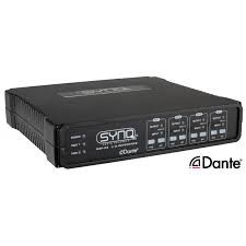 Synq DBI-44- Premium Quality Analog/ DANTE Network Audio Bridge for Fixed Installation with 4 Analog Inputs + Outputs and GPIO Ports