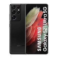Samsung Galaxy S21 Ultra 5G - 5G smartphone - dual-SIM - RAM 12 GB / 128 GB - OLED display - 6.8" - 3200 x 1440 pixels (120 Hz) - 4x rear cameras 12 MP, 108 MP, 10 MP, 10 MP - front camera 40 MP - phantom black
