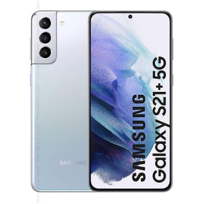 Samsung Galaxy S21+ 5G - 5G smartphone - dual-SIM - RAM 8 GB / 128 GB - OLED display - 6.7" - 2400 x 1080 pixels (120 Hz) - 3x rear cameras 12 MP, 12 MP, 64 MP - front camera 10 MP - phantom silver