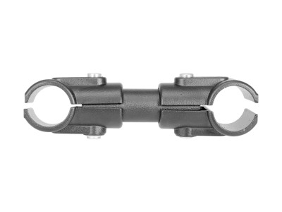 ADJUSTABLE CONNECTOR TO FIX TOGETHER TWO TMQ/GRT-1 /N SAFETY RAILS. ALLOWS YOU TO CONNECT SAFETY RAILS AT AN ANGLE