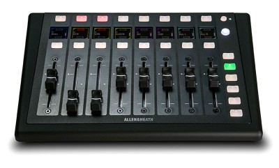 Allen&Heath IP8 Remote Controller for dLive, 8 x Motorised Faders, PoE, TCP/IP