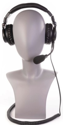 GreenGo HS200D Double Cup Headset with Neutrik 4 Pin Connector