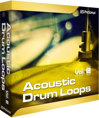 Presonus Acoustic Drum Loops vol. 2 - Complete - Both multitrack and stereo drum loops of various styles
