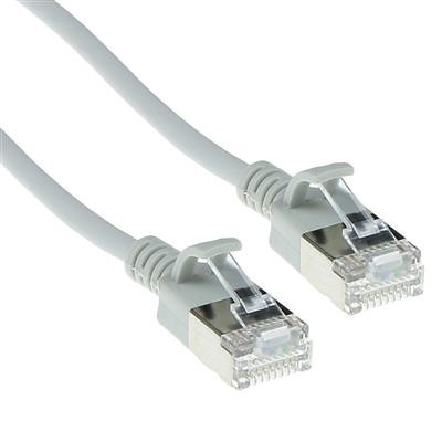 ACT White 0.5 meter LSZH U/UTP CAT6 patch cable with RJ45 connectors