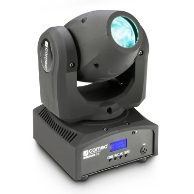Cameo NanoBeam 300 - 1 x 30 W Cree LED RGBW Mini Moving Head with Unlimited Pan incl. IR Remote