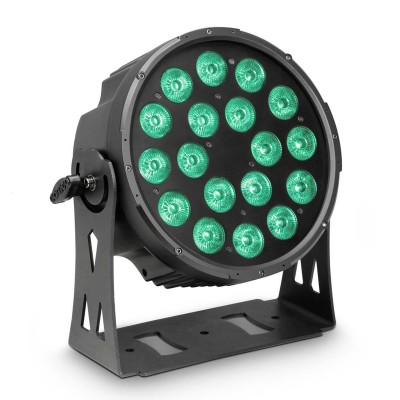 Cameo FLAT PRO® 18 - 18 x 10 W FLAT LED RGBWA PAR Light in Black Housing