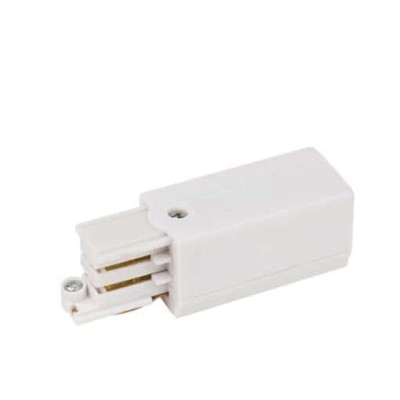 Left feed-in connector White 3-circuit track IP20