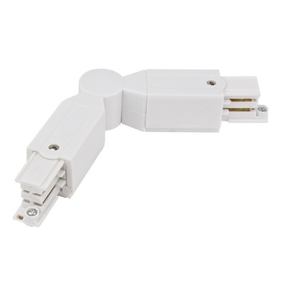 Flexible connector White 3-circuit track IP20