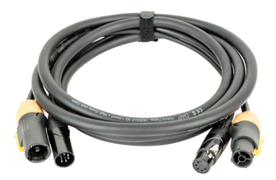 DAP FP23 Hybrid Cable - Power Pro True & 5-pin XLR - D MX / Power 1,5M