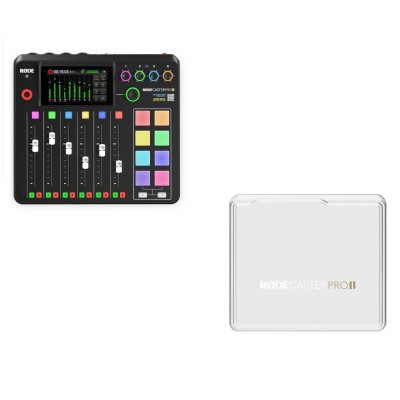 RØDECaster Pro II Integrated Podcast Production Console with Plastic Cover