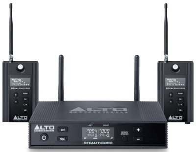 New from Alto Professional: 2-Channel UHF Wireless System for Powered Speakers