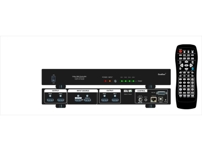 VNS - G406s - 2 CH video wall controller, 4k/60 in, 4xFHD out, image 90/180/270 rotation & flip. Works with G408 for 3x3 video wall.