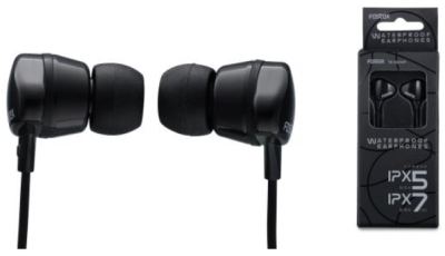Fostex TE-02WP Inner Ear Headphones Waterproof Black