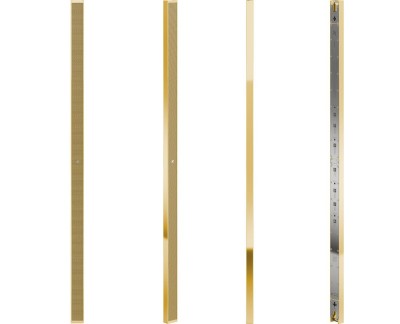 Ultra-flat aluminum 100-cm line array element with 1” drivers, Gold Plated