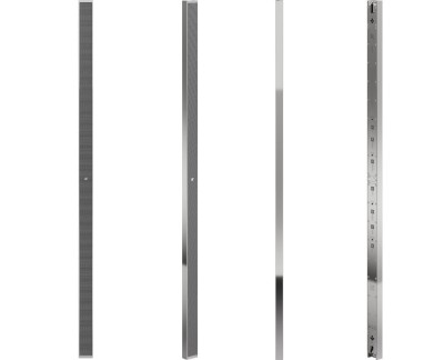 Ultra-flat aluminum 100-cm line array element with 1” drivers, Polished