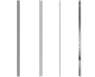 Ultra-flat aluminum 100-cm line array element with 1” drivers, White