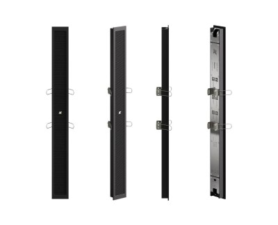 Ultra-flat aluminum 50-cm line array element with 1” drivers, in-wall version, RAL