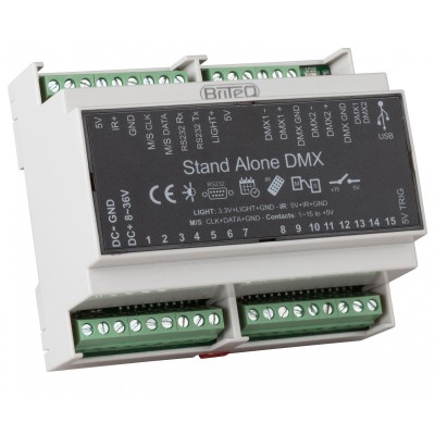 Briteq LD-1024DIN NET - 1024 Channel DMX interface & Multizone