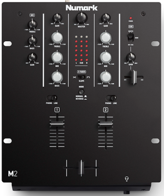 Numark M2 BLACK - 2-Channel scratch mixer