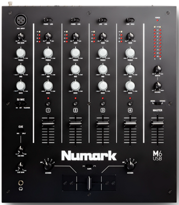 Numark M6 usb - 4-Channel USB DJ mixer