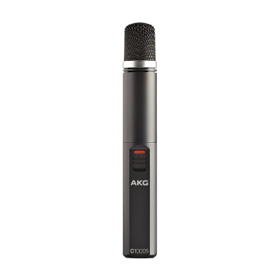 C1000 S - Condenser microphone, cardioid/hypercardioid polar pattern, presence boost via PPC1000 Presence Boost adapter, phantom power or battery operation (2x AA), bass cut switch at 80 Hz, 10 dB pre-attenuation switchable, on/off switch with LED di