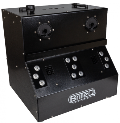 Briteq BT-BUBBLEFOG Bubble & Fog Machine Combination with 11 pcs of 8 Watt-RGBA LED’s