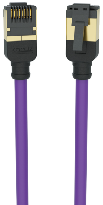 PRS Patch Cord - Slim Profile CAT6a U/FTP Network Patch Cord / Exceeds Category 6A ANSI/TIA 568.2-D standard / UL CMG / Purple / Lenght: 4m