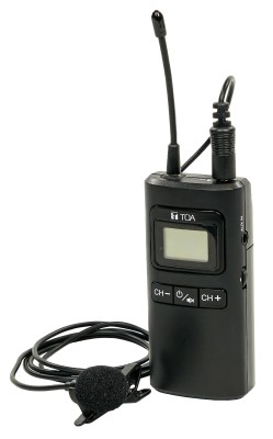 Digitale draadloze Tourguide zender, compleet met microfoon en aux-ingang Émetteur sans fil numérique Tourguide, avec microphone et entrée aux