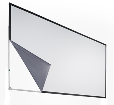 Monoclip64 16:9 Front projection Single projection surface 671 x 377 projectable surface 303“ diagonal