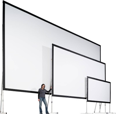 Monoclip32 4:3 Front projection Complete screen 427 x 320 projectable surface 210“ diagonal