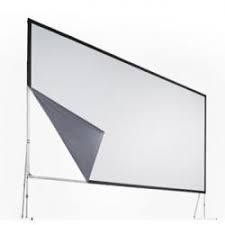Varioclip 4:3 Rear Projection Black Complete screen 427 x 320 projectable surface 210“ diagonal