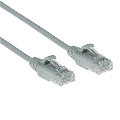 ACT Grey 7 meter LSZH U/UTP CAT6 datacenter slimline patch cable snagless with RJ45 connectors