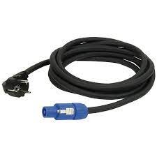 Professional Powercon/Schuko cable.