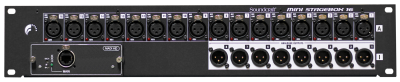 Stagebox 16 Mic/Line In, 8 Line Out, 19"/2 RU, integrated RJ45 MADI Card (1 Port)