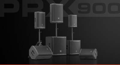 JBL PRX900 powered loudspeakers